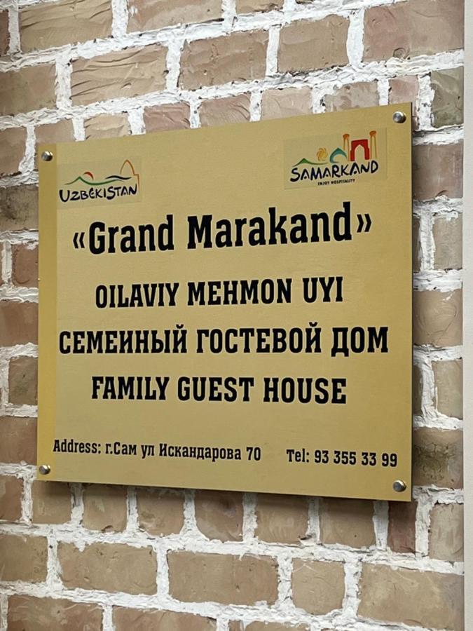 Hotel Grand Marakand Samarkand Exteriér fotografie